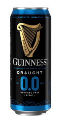 Guinness Draught 0.0 Sin Alcohol lata